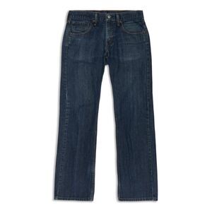 Levi's Men's 100% Cotton 527 Slim Low Boot Cut Fit Dark Wash Denim Jeans W30